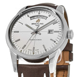 Breitling Transocean Day & Date 43mm Brown Leather Strap Mens Watch - A4531012|G751|437X|A20B A.1