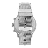 Maserati Epoca White Dial Chronograph Silver Mesh Bracelet Watch For Men - R8873618009