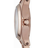 Marc Jacobs Dinky Rose Gold Dial Rose Gold Stainless Steel Strap Watch for Women - MBM3200