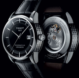 Tissot T Classic Luxury Black Dial Black Leather Strap Watch For Men - T086.407.16.051.00