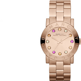 Marc Jacobs Blade Rose Gold Dial Rose Gold Stainless Steel Strap Watch for Women - MBM3142