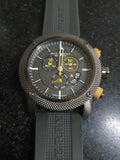 Burberry Sport Endurance Chronograph Grey Dial Grey Rubber Strap Watch for Men - BU7713