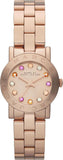 Marc Jacobs Amy Rose Gold Dial Rose Gold Stainless Steel Strap Watch for Women - MBM3219