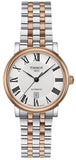 Tissot T Classic Carson Premium 30 White Dial Two Tone Steel Strap Watch for Women - T122.207.22.033.00