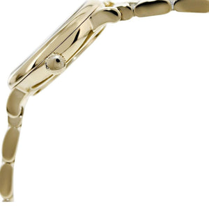 Marc Jacobs Baker Green Dial Gold Steel Strap Watch for Women - MBM3249