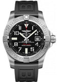 Breitling Avenger II Seawolf Stainless Steel 45mm Black Rubber Strap Mens Watch - A1733110/BC31/153S