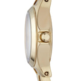 Marc Jacobs Henry Dinky Gold Dial Gold Stainless Steel Strap Watch for Women - MBM3199