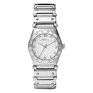 Marc Jacobs White Dial Silver Stainless Steel Strap Watch for Women - MBM3052