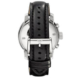 Emporio Armani Classic Chronograph Black Dial Black Leather Strap Watch For Men - AR0431