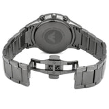 Emporio Armani Renato Chronograph Blue Dial Grey Steel Strap Watch For Men - A11215