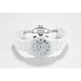 Emporio Armani Chronograph Ceramic White Dial Watch For Women - AR1403