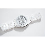 Emporio Armani Chronograph Ceramic White Dial Watch For Women - AR1403