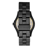 Marc Jacobs Henry Black Transparent Dial Black Stainless Steel Strap Watch for Women - MBM3255