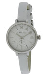 Marc Jacobs Sally White Dial White Leather Strap Watch for Women - MBM1350