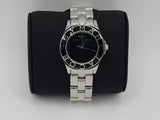 Marc Jacobs Blade Black Dial Silver Stainless Steel Watch for Women - MBM3058