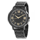 Guess Montauk Black Tone Stainless Steel Watch For Women - W0933L4