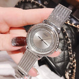 Guess Quartz Silver Dial Willow Stainless Steel Mesh Bracelet Watch For Women - W0836L2