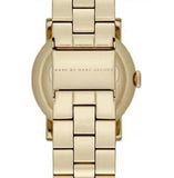 Marc Jacobs Amy Green Dial Gold Stainless Steel Strap Watch for Women - MBM8619