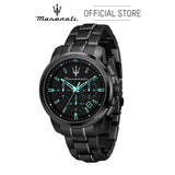 Maserati Aqua Edition Quartz Precision Chronograph Black Dial Watch For Men - R8873644003