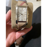 Burberry The Pioneer Grey Dial Leather Strap Watch for Women - BU9504