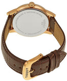 Tissot Carson White Dial Brown Leather Strap Watch For Women - T085.210.36.012.00