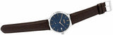 Hugo Boss Corporal Blue Dial Brown Leather Strap Watch for Men - 151363