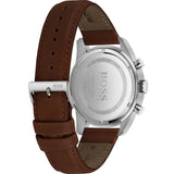Hugo Boss Skymaster Grey Dial Brown Leather Strap Watch for Men - 1513787