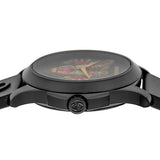 Gucci G Timeless Cat Motif Black Dial Black Leather Strap Unisex Watch - YA1264021