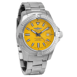 Breitling Avenger Automatic 45mm Seawolf Yellow Dial Silver Steel Strap Strap Watch for Men - A17319101/1A1