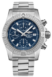 Breitling Avenger Chronograph 45mm Blue Dial Silver Steel Strap Watch for Men - A13317101C1A1