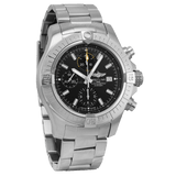 Breitling Avenger Chronograph 45mm Black Dial Silver Steel Strap Watch for Men - A13317101B1A1