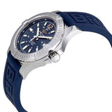 Breitling Colt Automatic 44mm Blue Dial Rubber Strap Mens Watch - A1738811-C906-157S