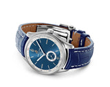 Breitling Premier Automatic 40mm Blue Dial Blue Leather Strap Mens Watch - A37340351C1P2