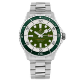 Breitling Superocean Automatic 44mm Navy Green Dial Green Rubber Strap Watch for Men - A17376A31L1A1