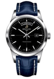 Breitling Transocean Day & Date 42mm Automatic Black Dial Black Leather Strap Mens Watch - A4531012/BB69/731P/ A20BA.1