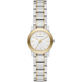 Burberry The City Silver Dial Two Tone Stainless Steel Strap Watch for Women - BU9217