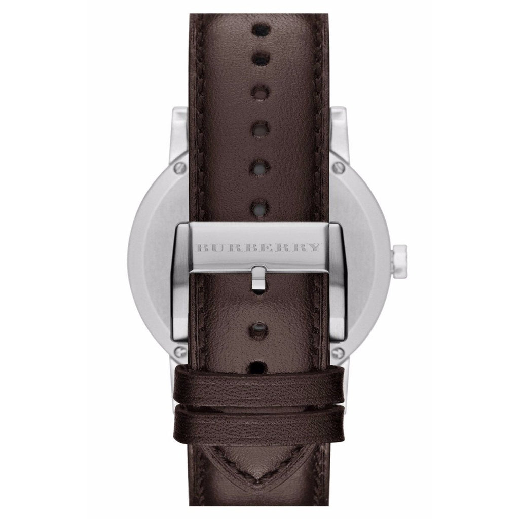 Burberry The City Fawn Dial Brown Leather Strap Watch for Men - BU9011