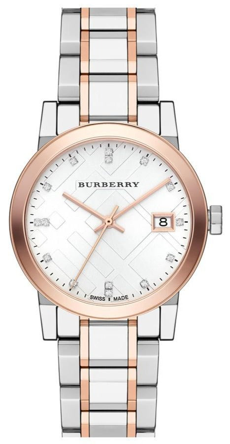 Amazon.co.jp: Burberryホワイトセラミックブレスレットクロノ