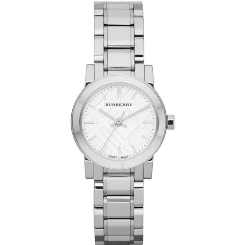 Burberry The City Silver Dial Silver Stainless Steel Strap Watch for Women - BU9200