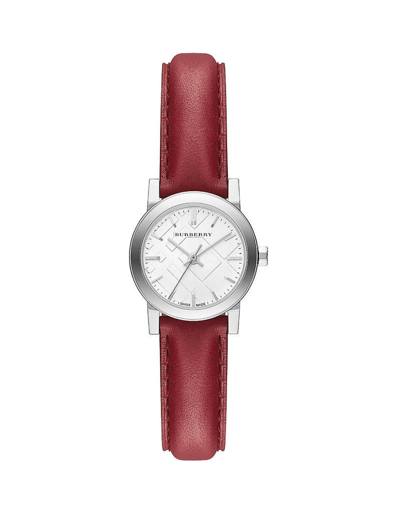 Burberry discount watch red