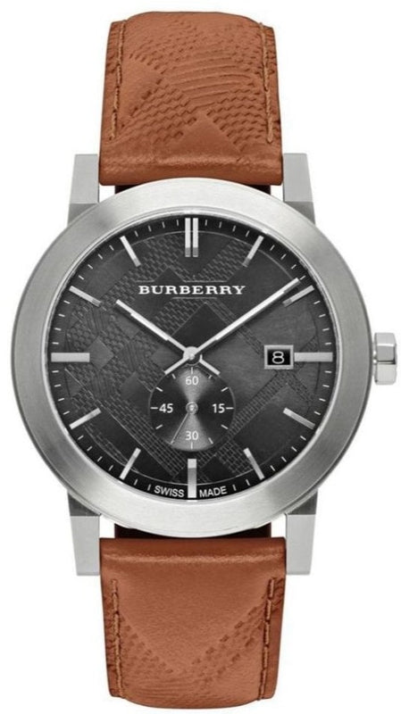 Black burberry watch men Clearance