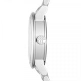 Burberry The City Silver Diamonds Dial Silver Steel Strap Watch for Women - BU9230