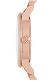 Burberry The City Rose Gold Dial Rose Gold Steel Strap Watch for Women - BU9135