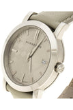 Burberry Heritage Grey Dial Beige Leather Strap Unisex Watch - BU1754