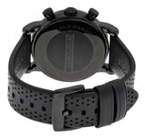 Emporio Armani Luigi Chronograph Black Dial Black Leather Strap Watch For Men - AR1737