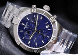 Tissot PR 100 Sport Quartz Chronograph Blue Dial Silver Steel Strap Watch For Men - T101.617.11.041.00