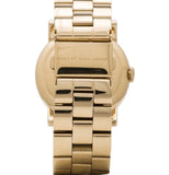 Marc Jacobs Amy Black Multicolor Dial Gold Stainless Steel Strap Watch for Women - MBM3273