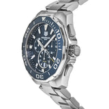 Tag Heuer Aquaracer Blue Dial SIlver Steel Strap Watch for Men - CAY111B.BA0927