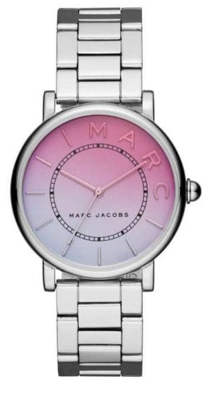 Marc Jacobs Roxy Pink Dial Silver Steel Strap Watch for Women - MJ3554