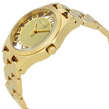 Marc Jacobs Henry Gold Dial Stainless Steel Strap Watch for Women - MBM3292